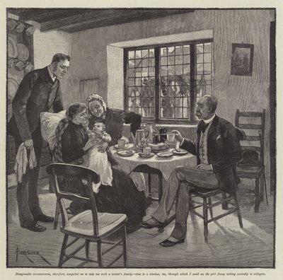 The Inconsiderate Waiter, by J M Barrie by Amedee Forestier